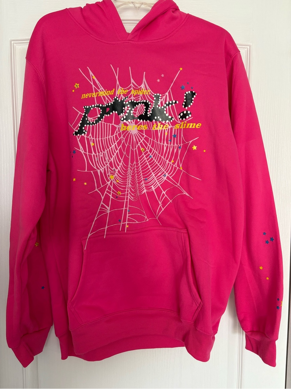 (PINK)Hot Pink Graphic Hoodie Xl, NWOT